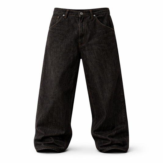 Kai Cenat VIVET Ligne De Vie premium denim pants in deep indigo with skate fit