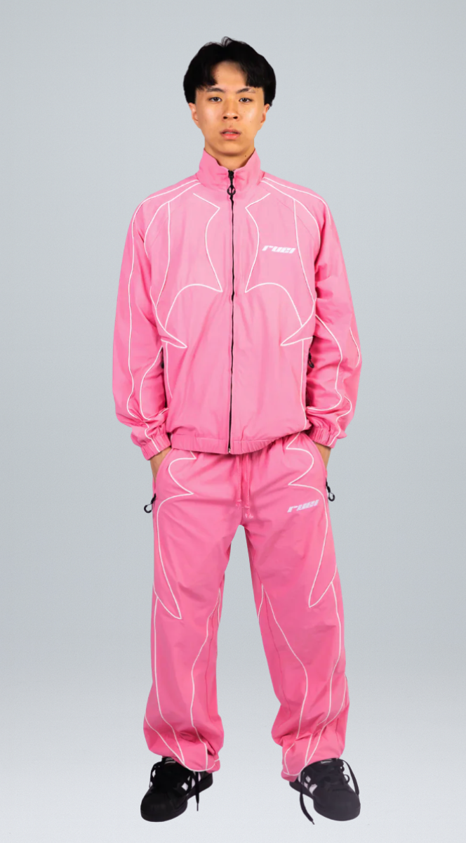 Ray & Kai Cenat RUEI Wears Tracksuit